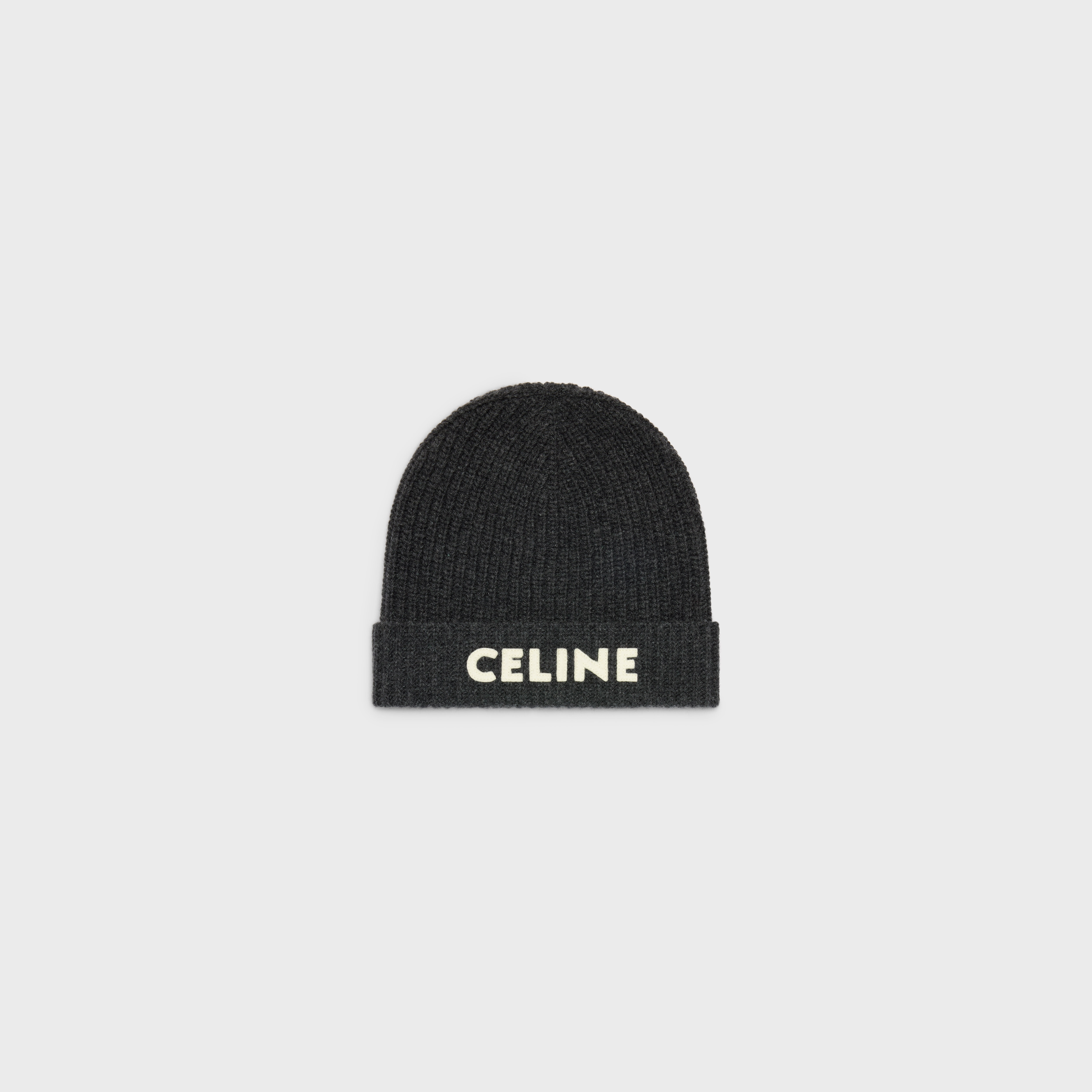 celine beanie in ribbed wool - 1