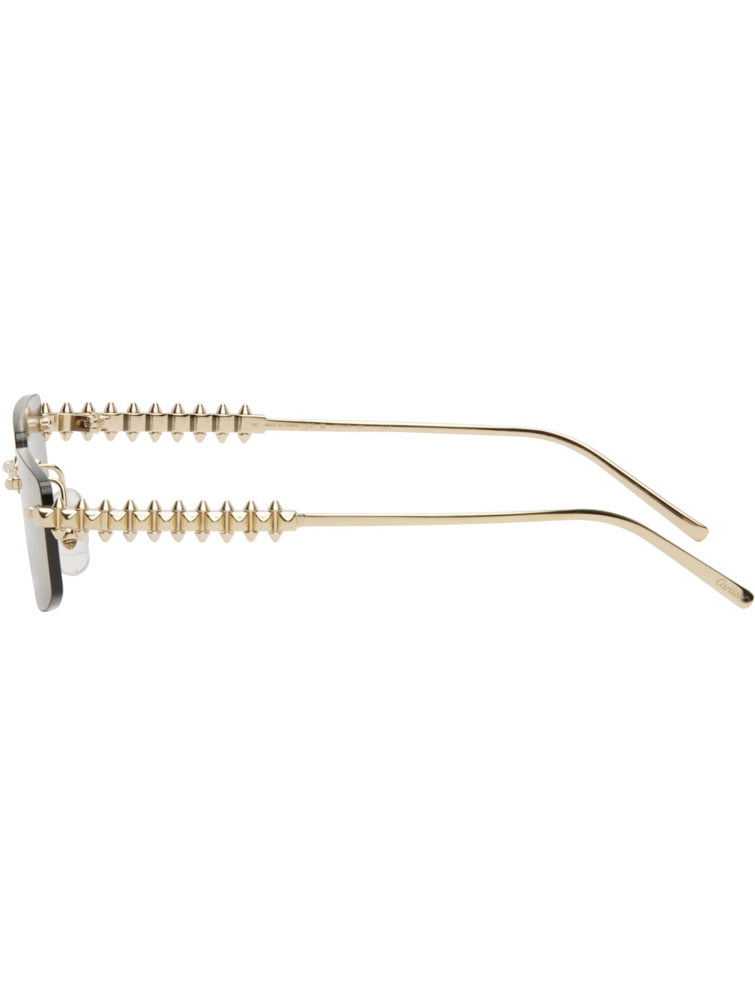Gold 'Clash de Cartier' Sunglasses - 3