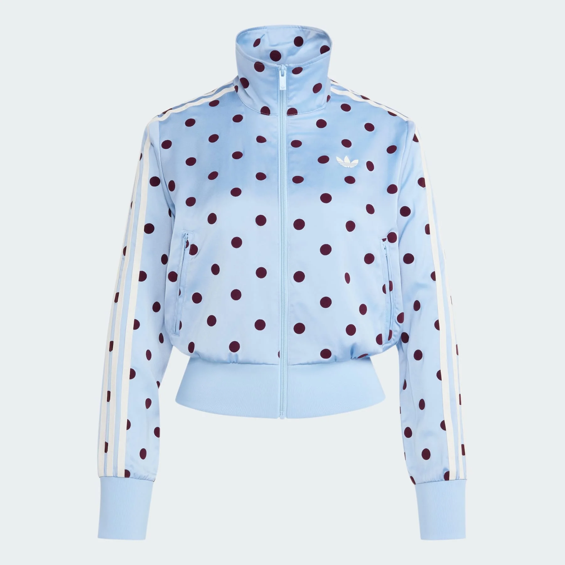 SATIN POLKA DOTS TT Track Top - 1
