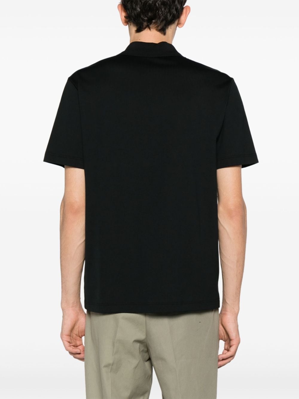 short-sleeve cotton polo shirt - 4