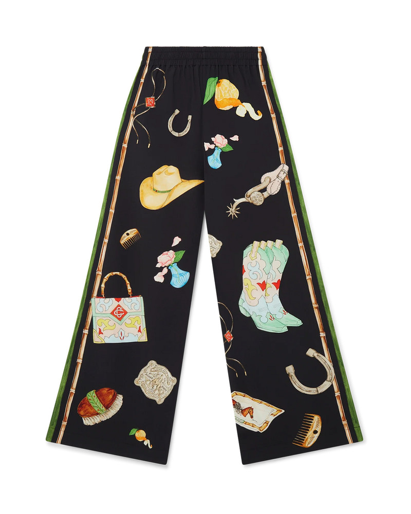 CASABLANCA L'Ecurie Nuit Wide Leg Trousers outlook