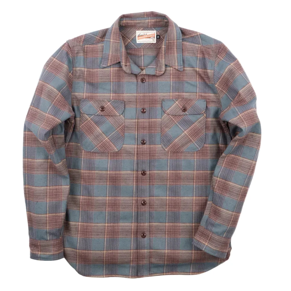 Jepson Dusty Blue Plaid Shirt - 1