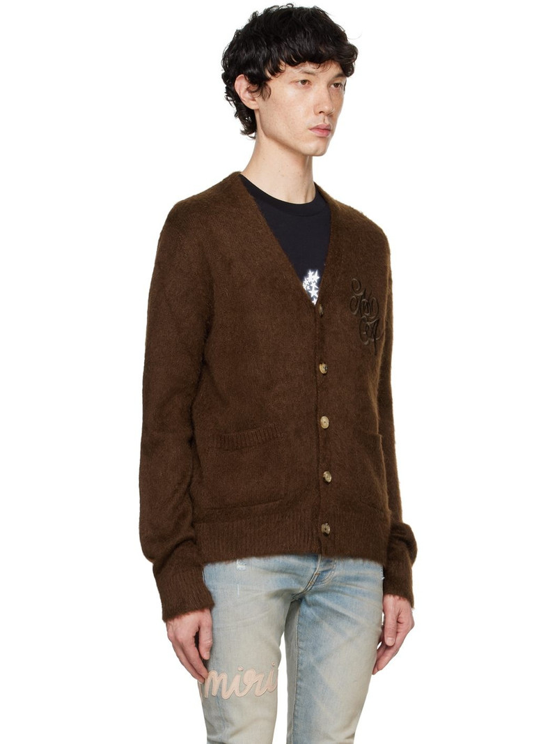 Brown MA Swirl Cardigan 2