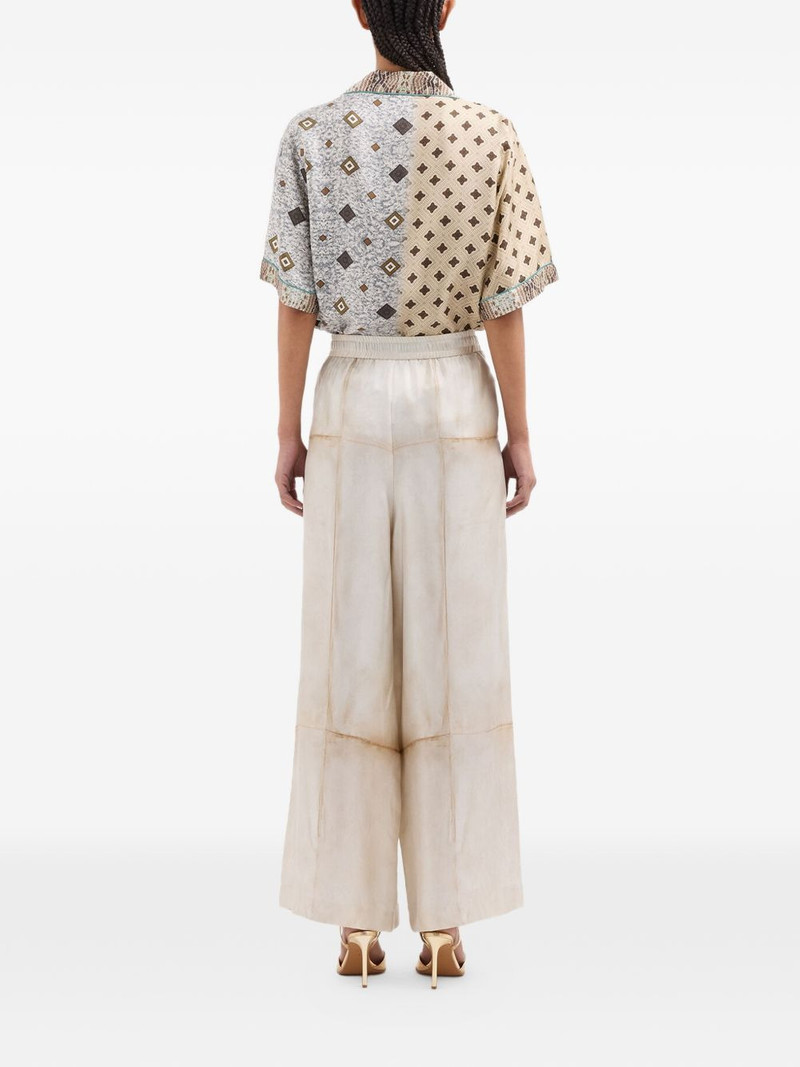 floral-detail trousers 4