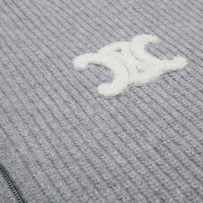 hooded cardigan IN RIBBED WOOL 4