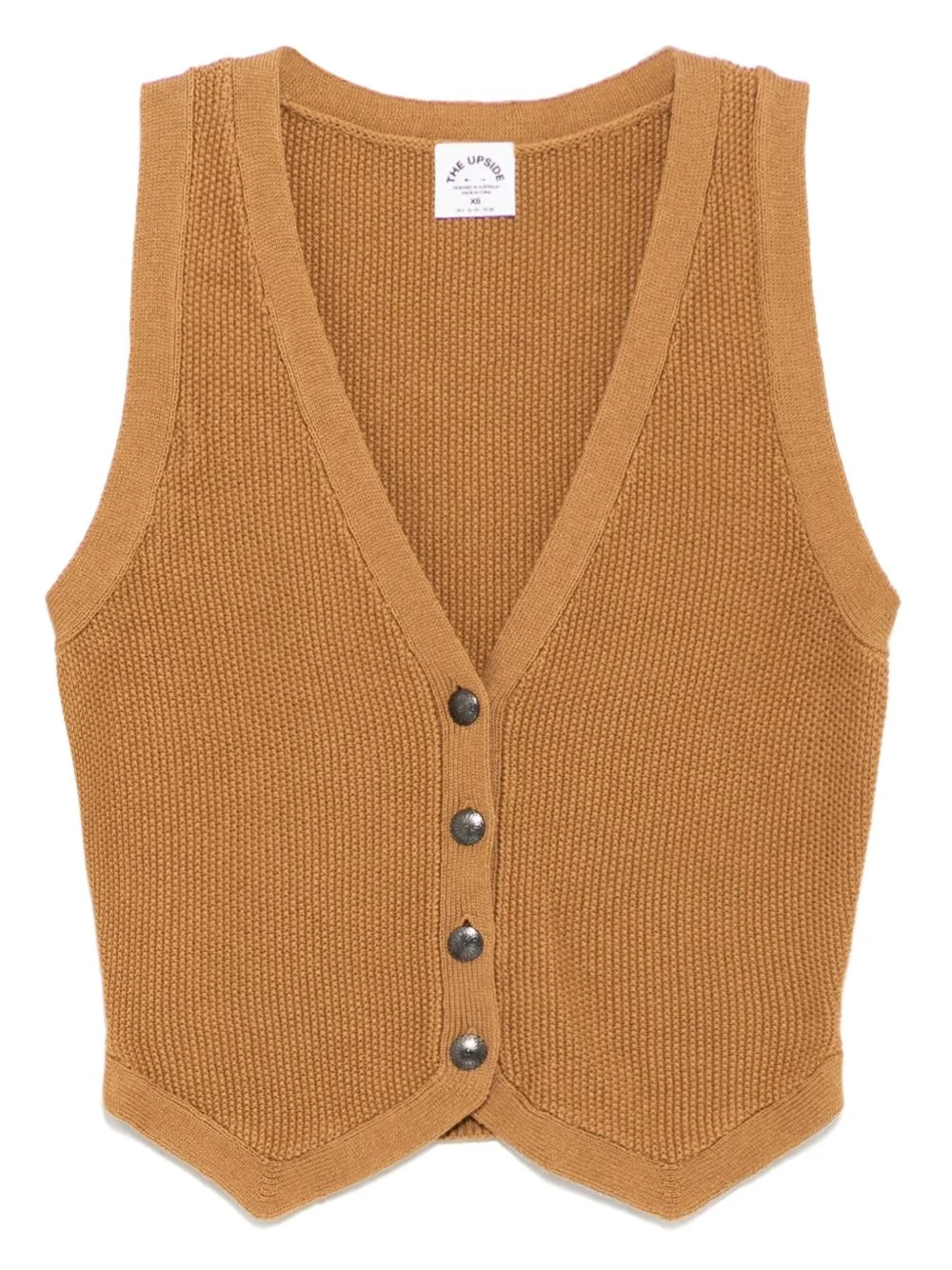 Babylon button knitted vest - 1