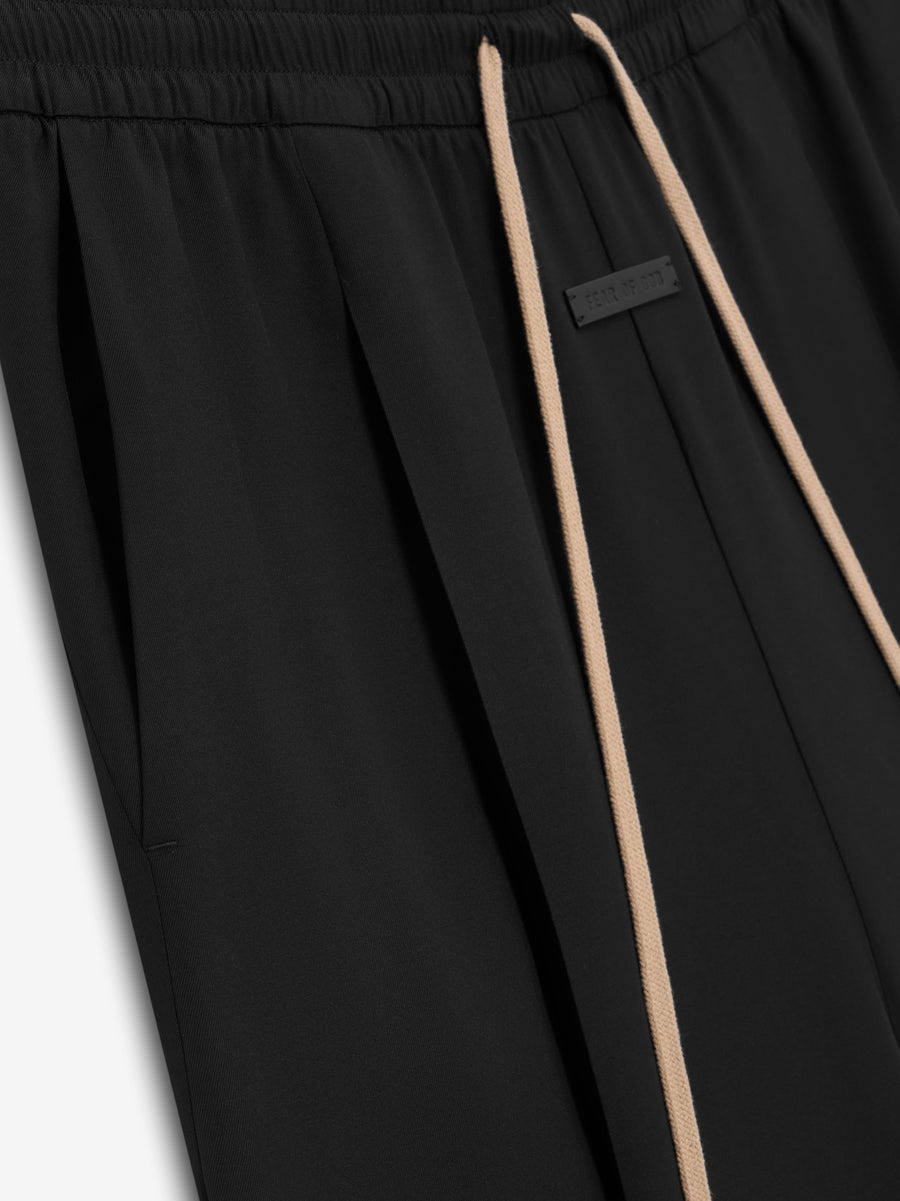 Silk Wool Wide Leg Pant - 3
