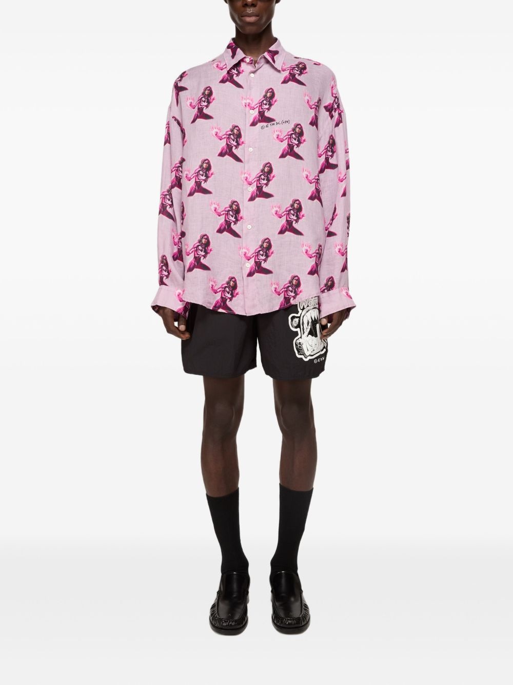 graphic-print swim shorts - 2