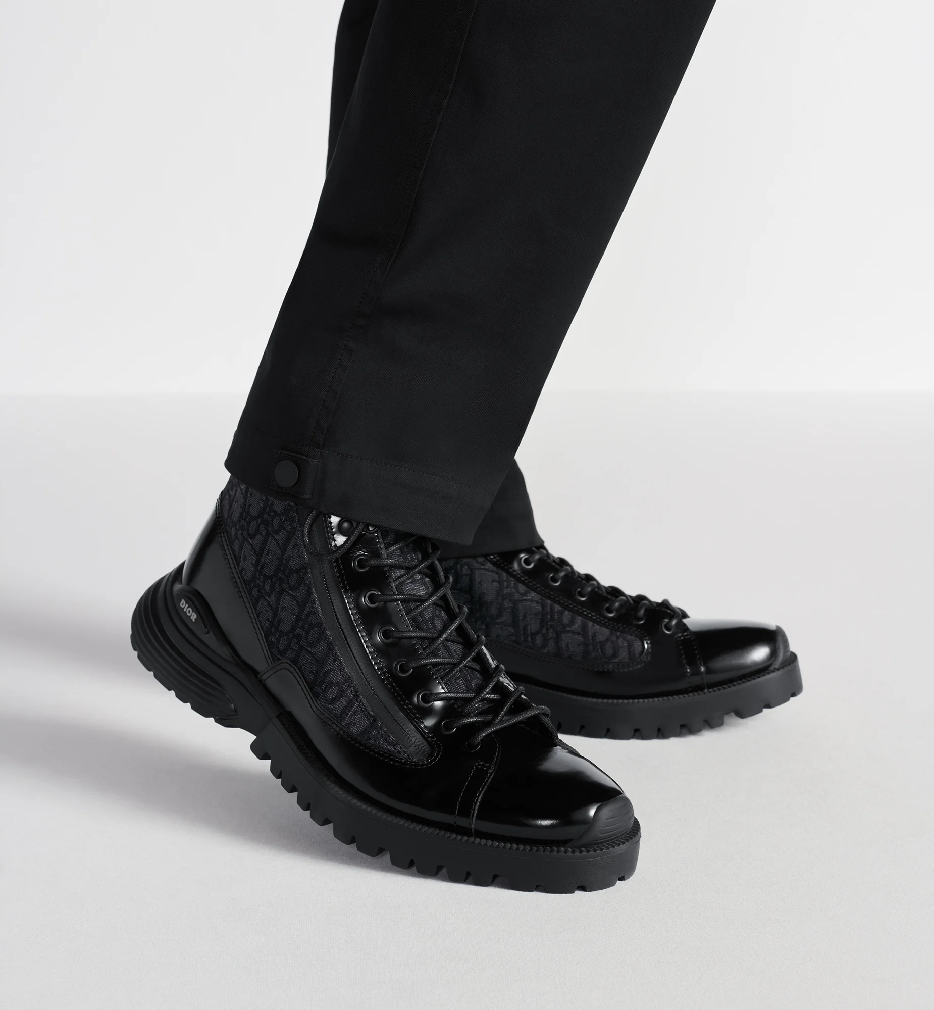 Dior Combat ローファー 42 Dior Combat Loafer Black Polished