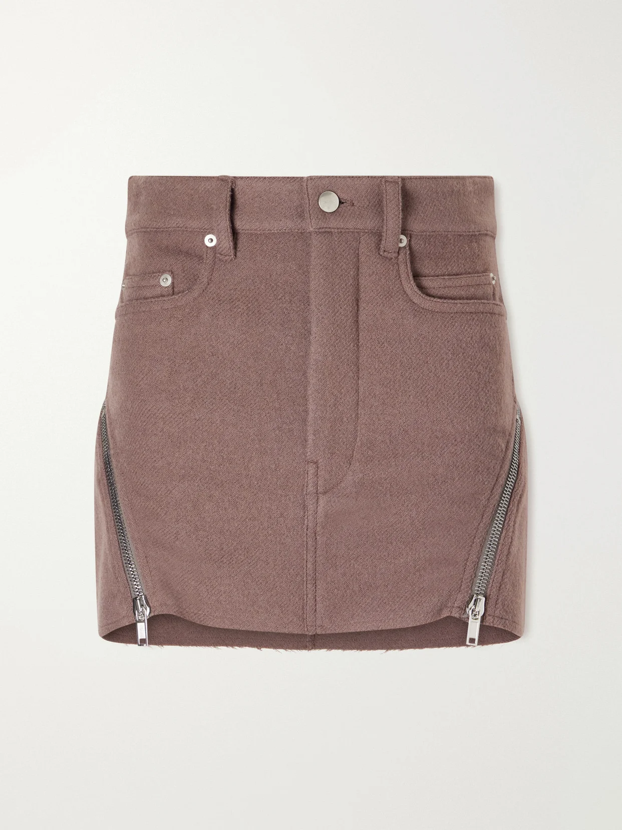 Bolan Banana Virgin Wool Mini Skirt - 1