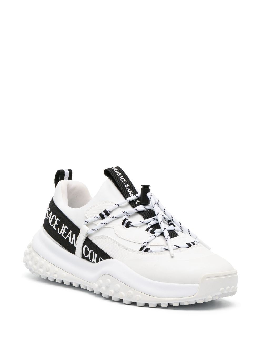 logo-print lace-up sneakers - 2