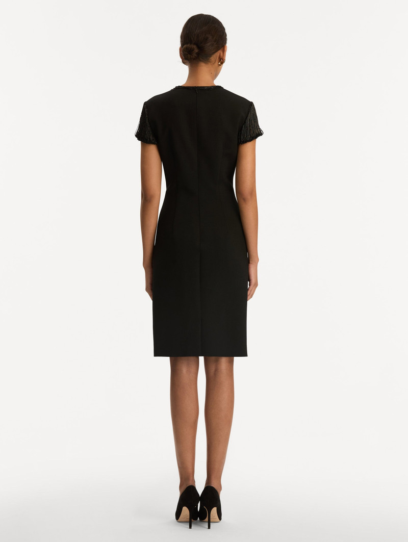 BUGLE BEAD EMBROIDERED COCKTAIL DRESS 3
