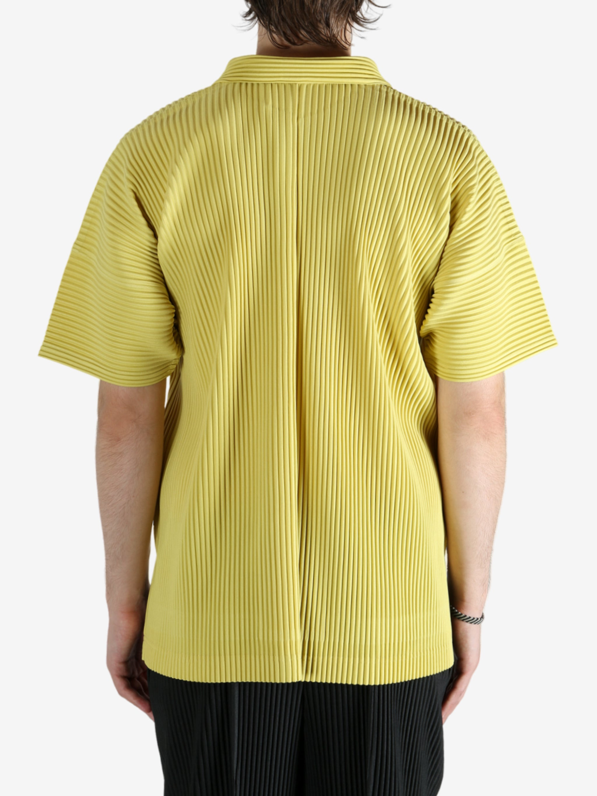 HOMME PLISSE ISSEY MIYAKE - Men Monthly Colors: July Open Collar Shirt - 3