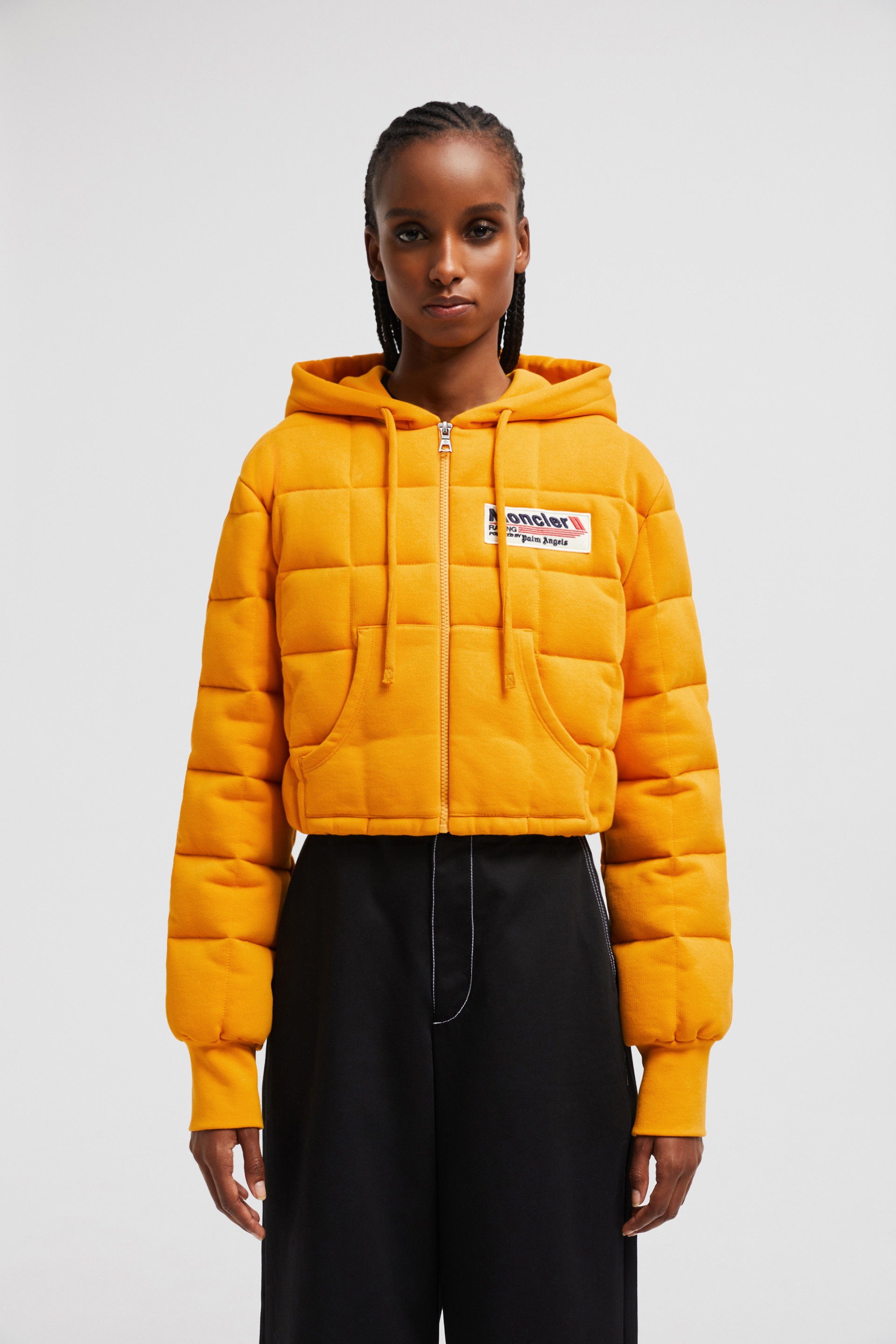 Moncler x Palm Angels Padded Cotton Zip-Up Hoodie - 3