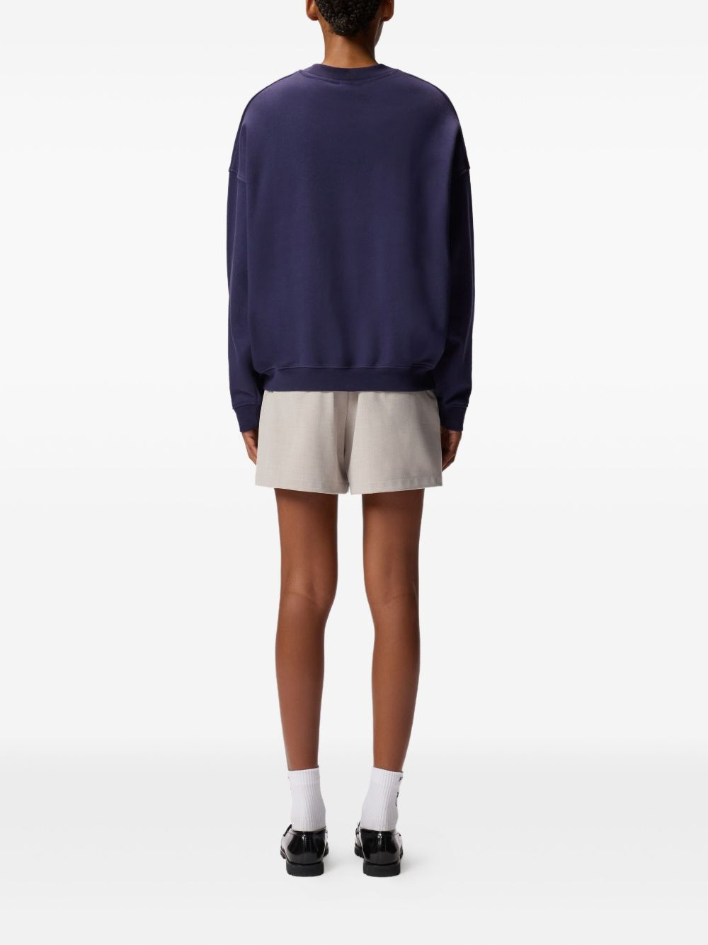 heart-print sweatshirt - 3