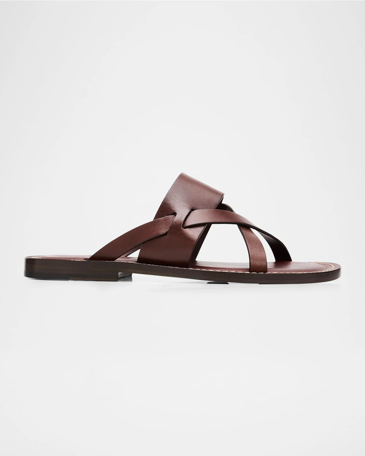 Men's Strappy Leather Sandals - 1