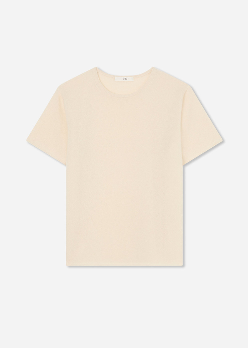 Short Sleeve T-Shirt in Cashmere Silk 1