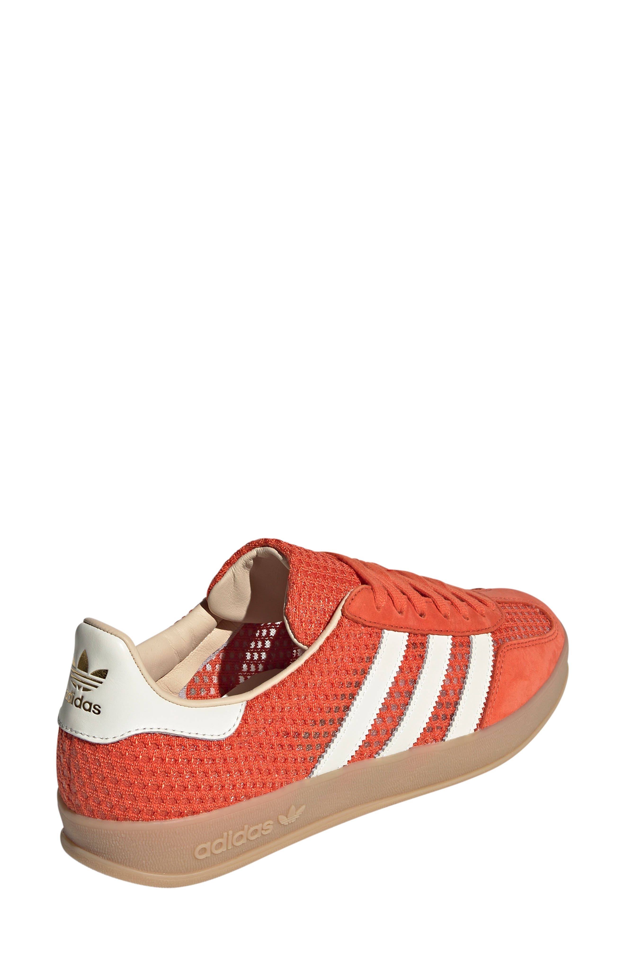 adidas Gender Inclusive Gazelle Indoor Sneaker in Glory Amber/Off White/Beige at Nordstrom - 2