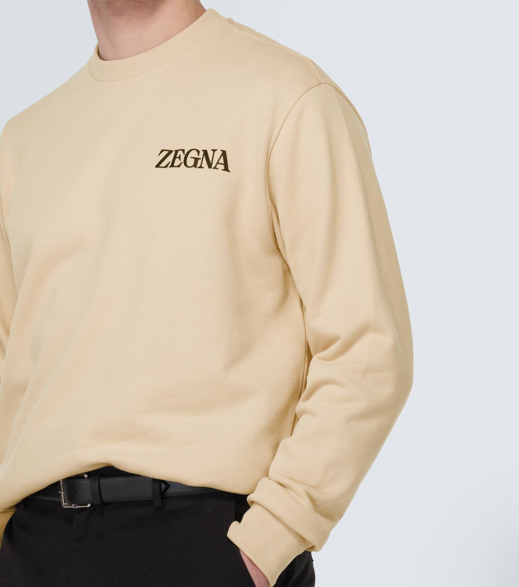 Logo cotton jersey sweatshirt - 5