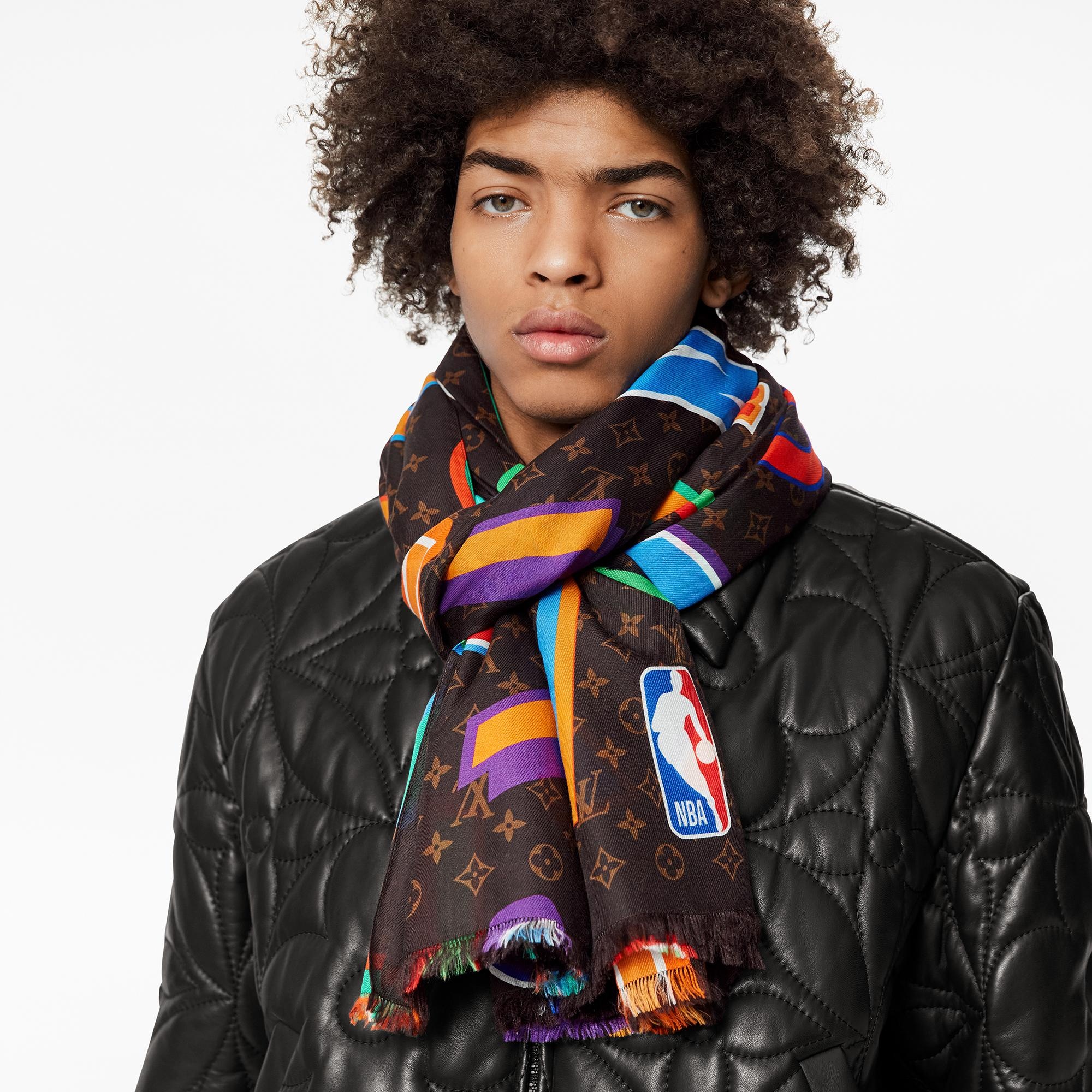 LV x NBA Letters Stole - 2