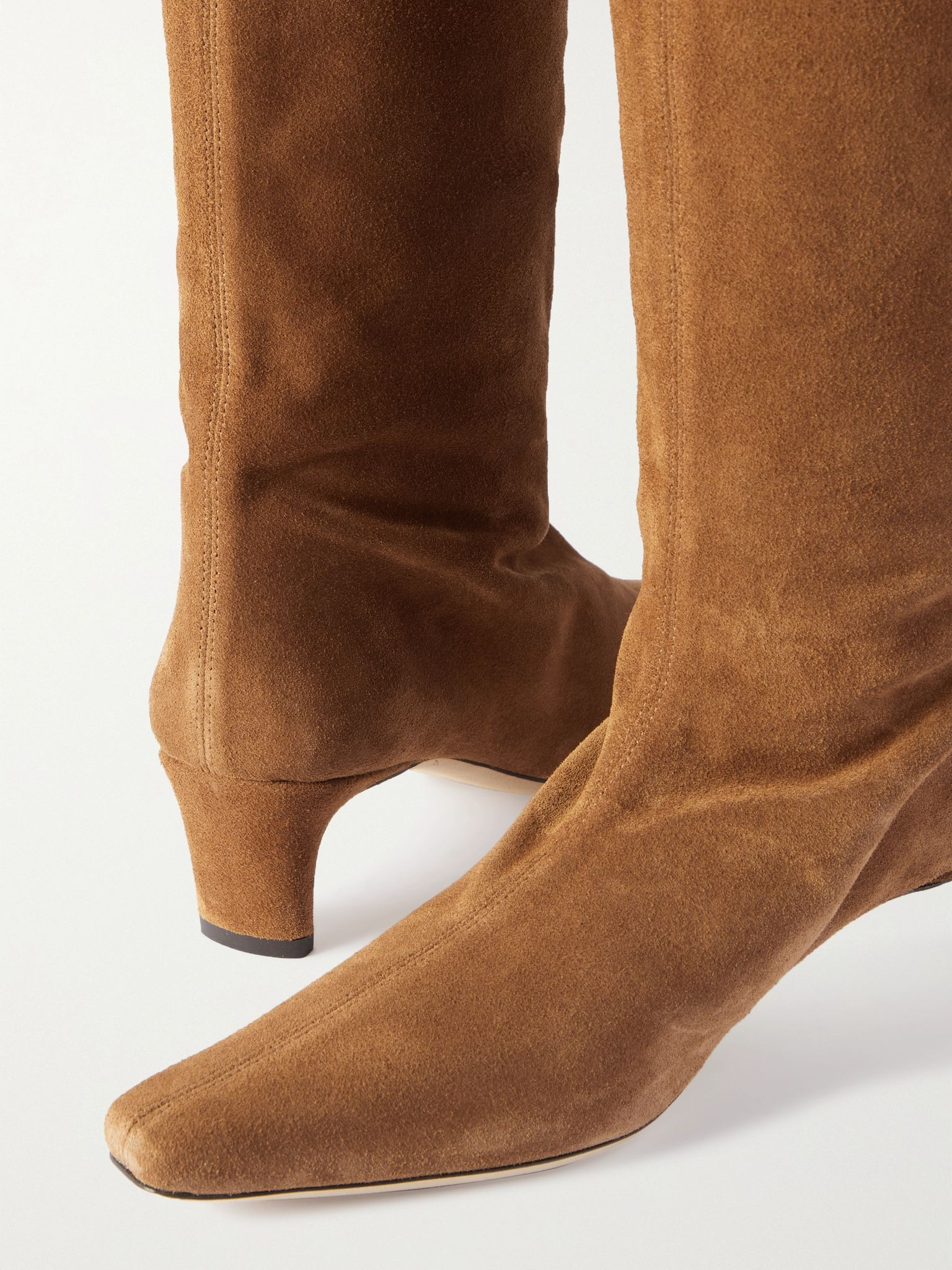 Wally suede knee boots Tan - 4