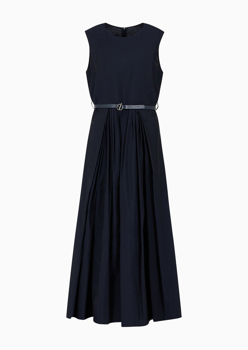 Icon ASV long dress in technical Lyocell muslin 1