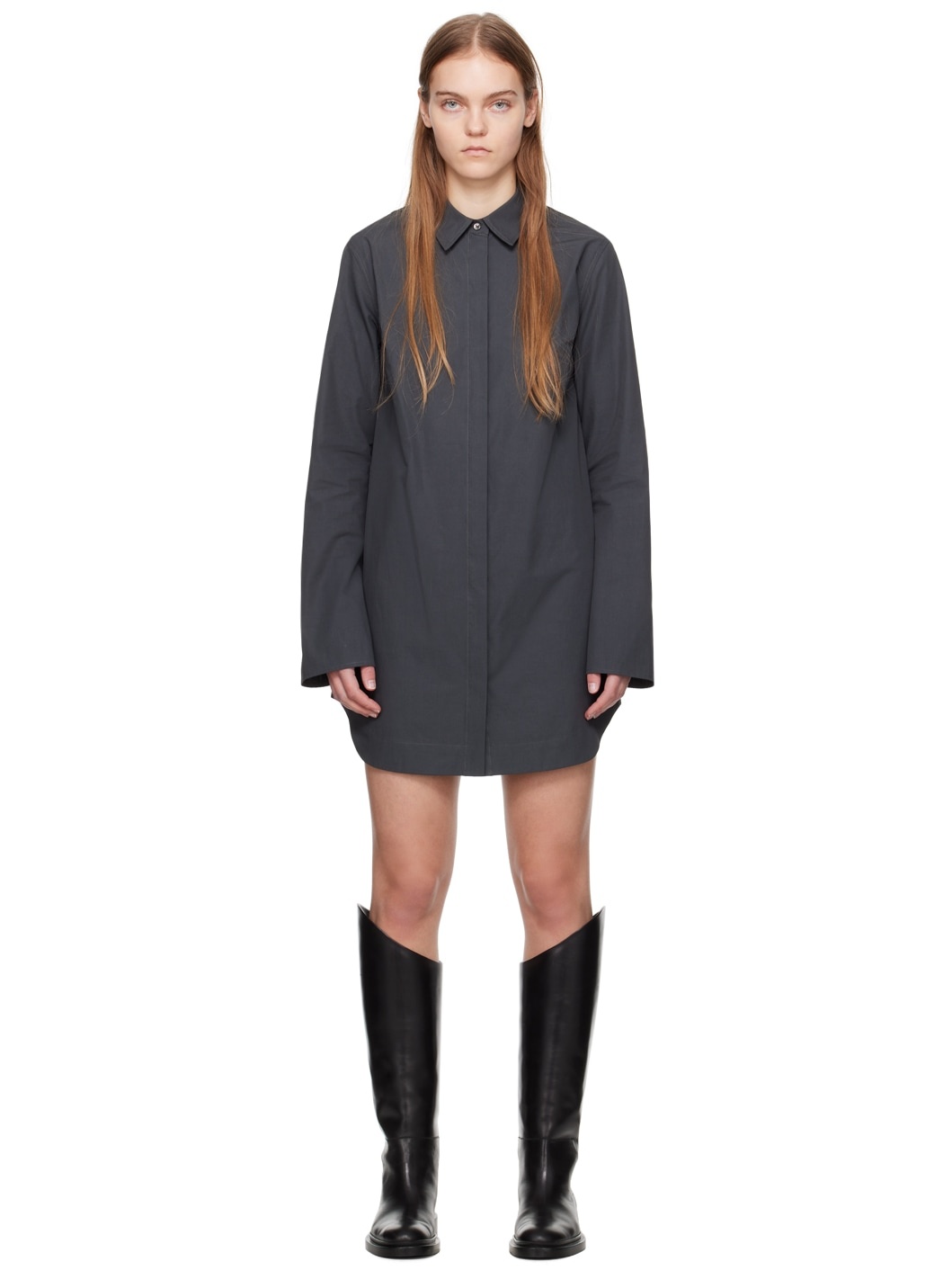 Gray Eknath Minidress - 1