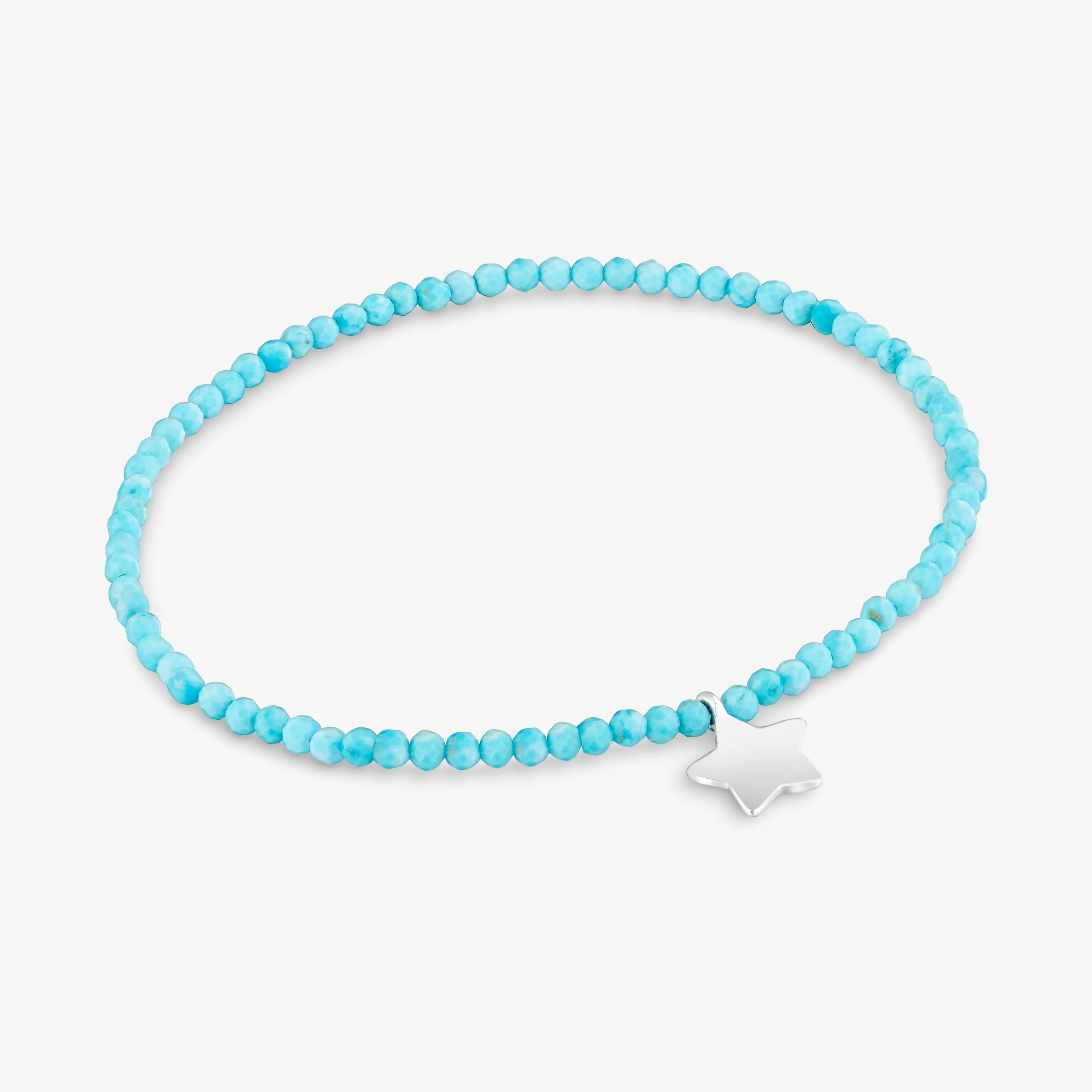 Elastic Bracelet with blue howlite and silver star TOUS Motifs - 1