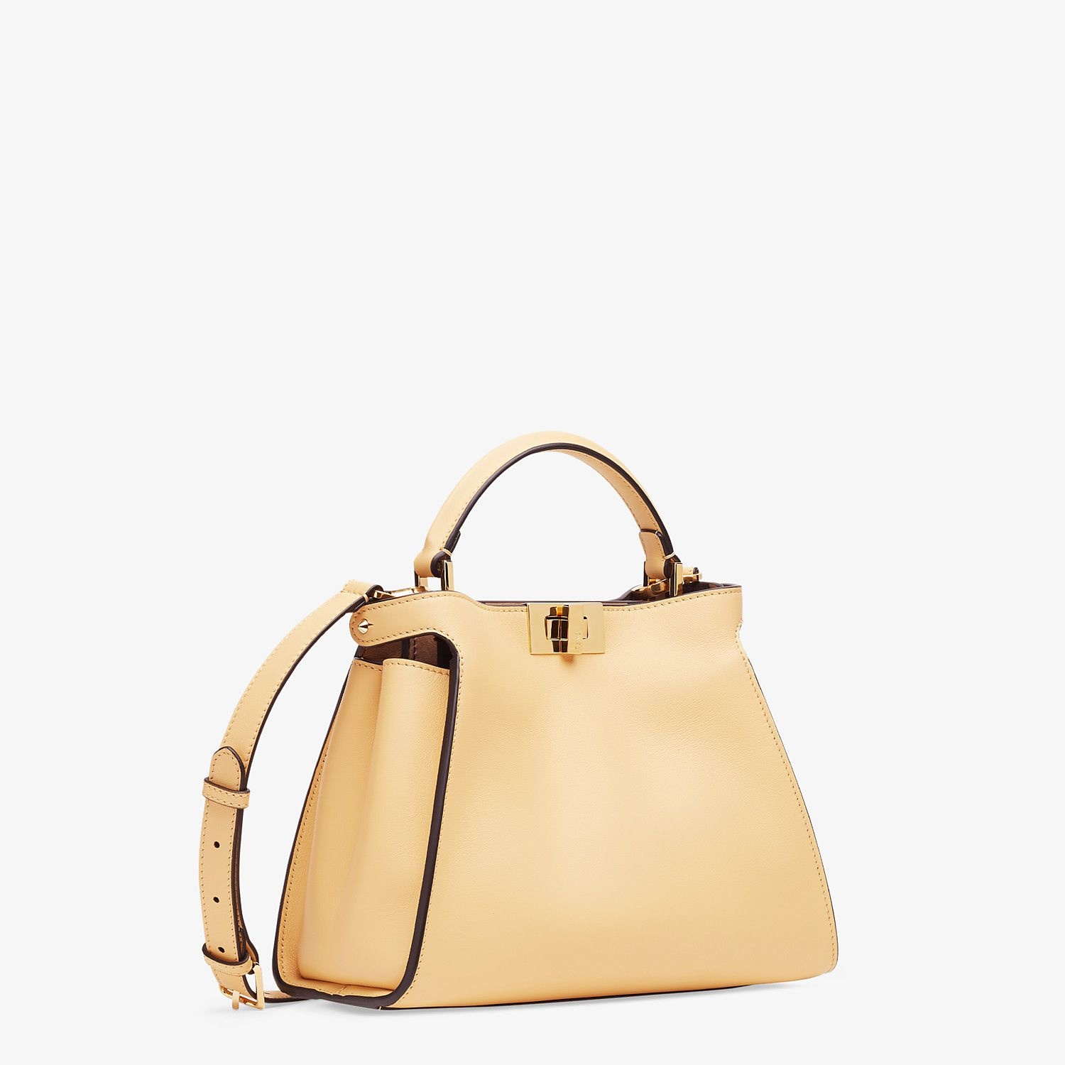 Yellow leather bag - 2