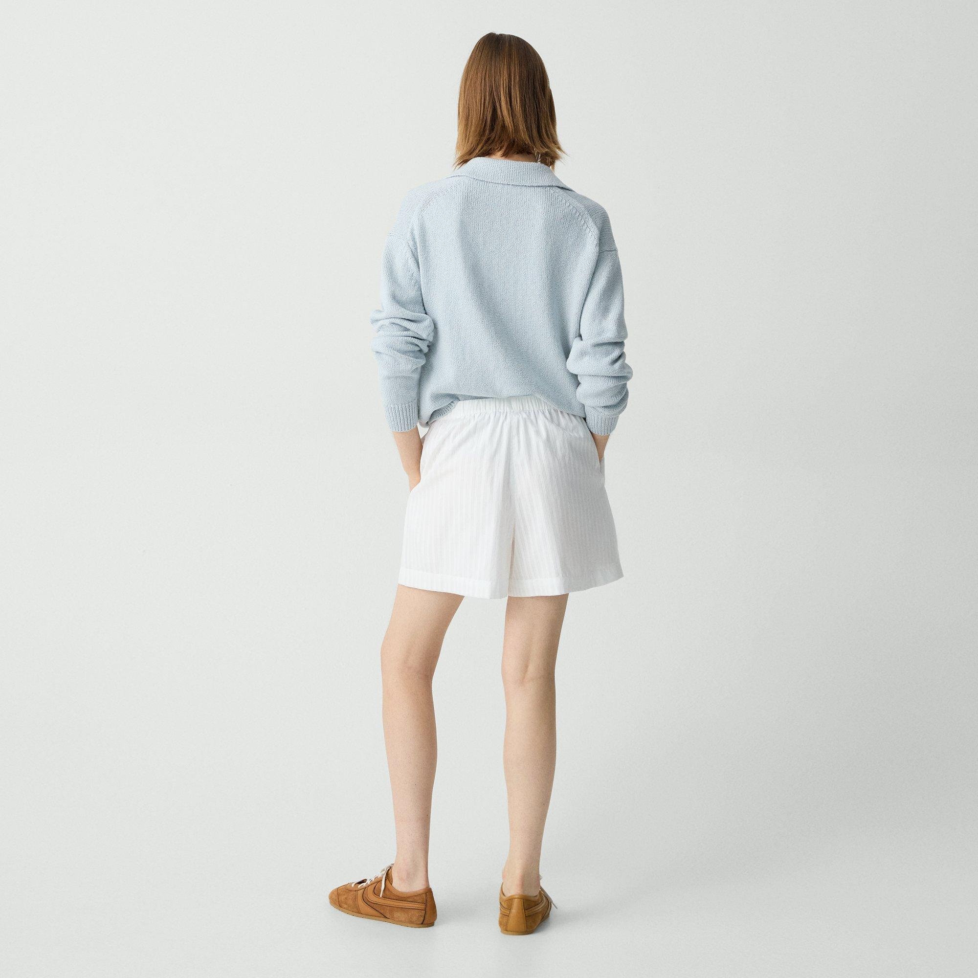 Boxer Short in Linear Cotton - 4