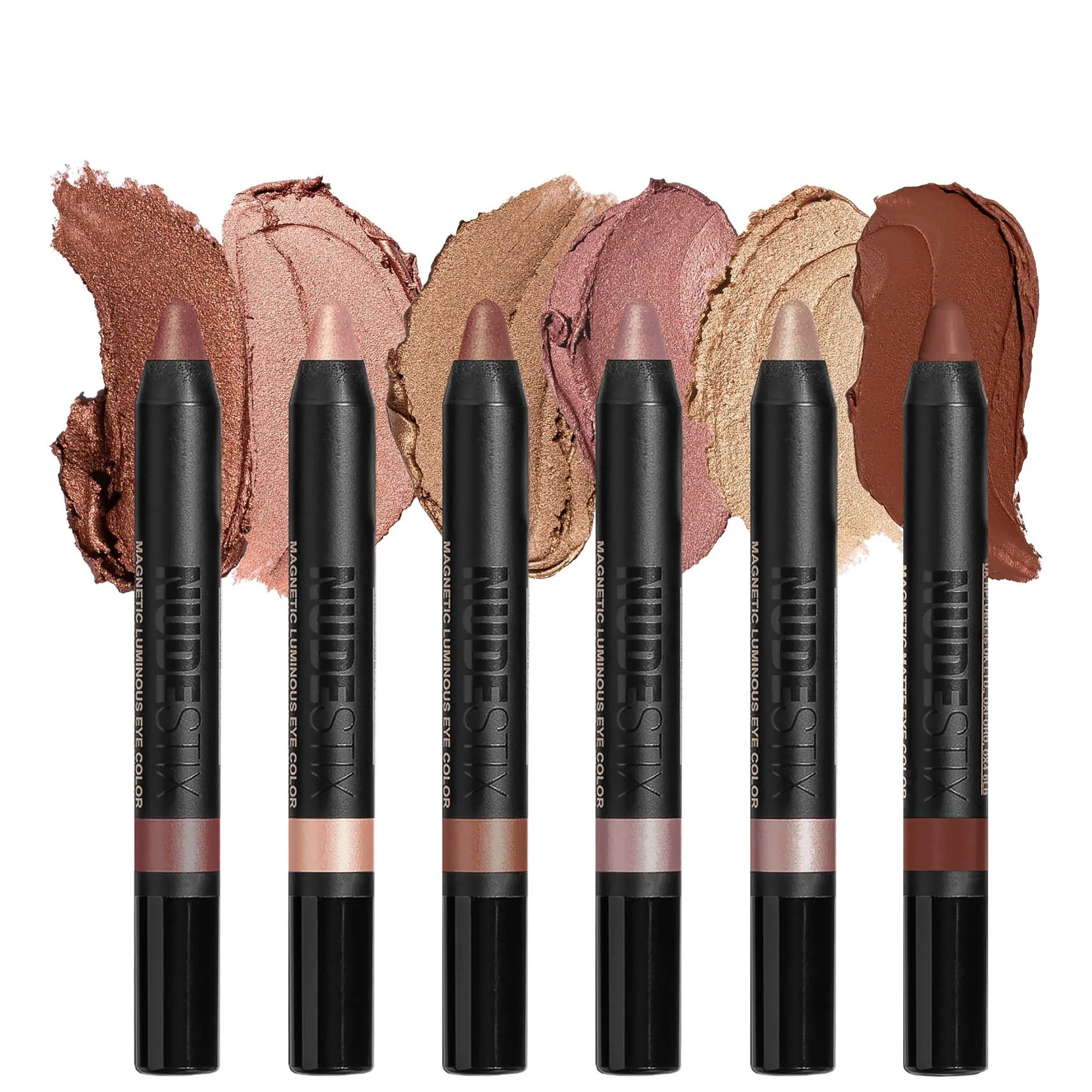 NUDESTIX Nude Beach 6-Piece Eye Pencil Palette - 1