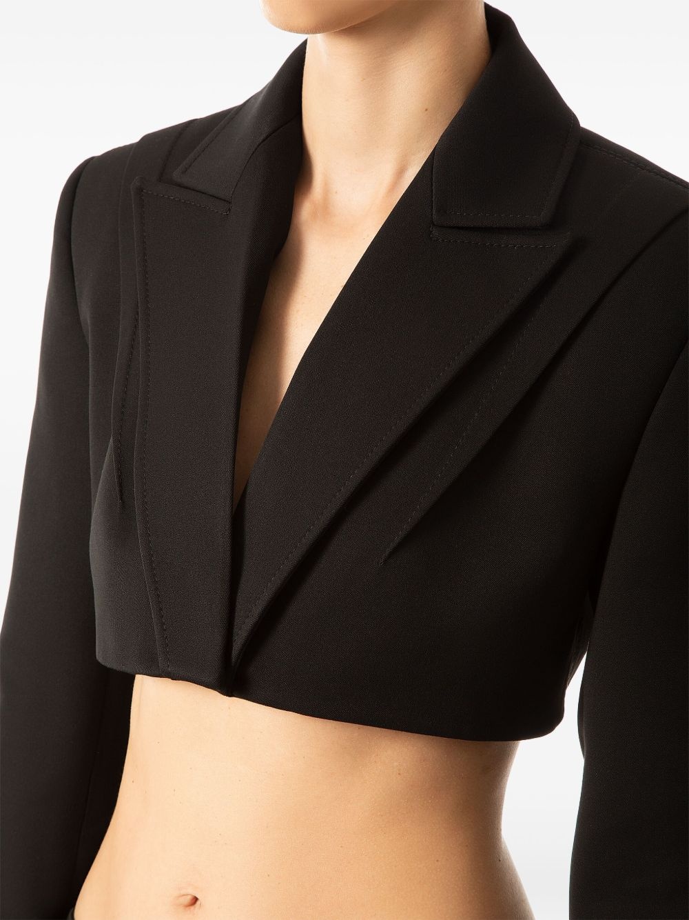 cropped blazer - 4