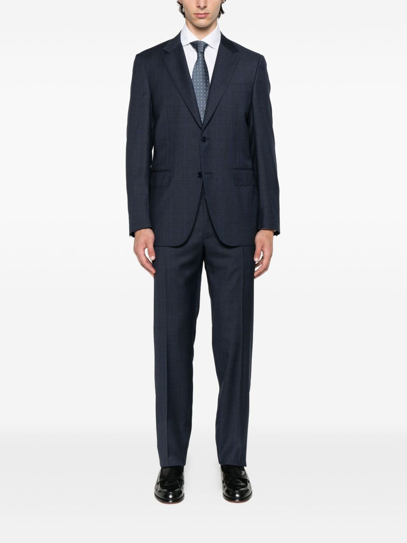 Canali checked suit outlook
