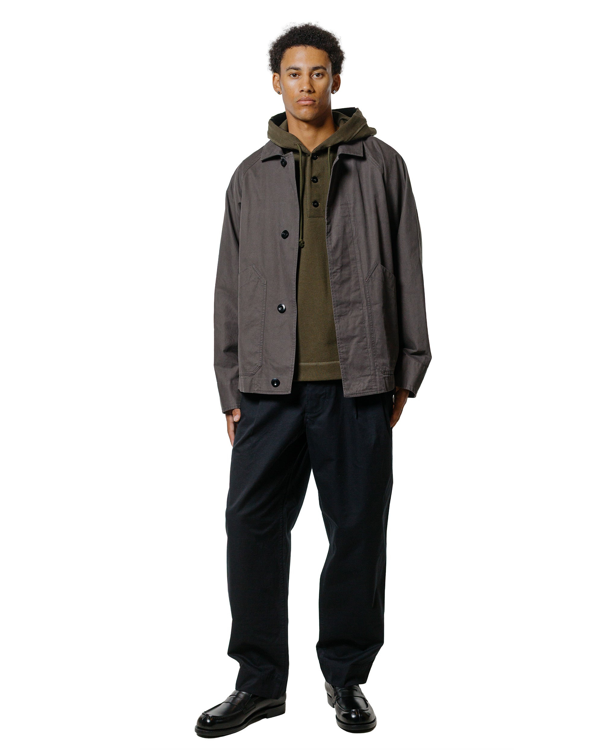MHL Raglan Jacket Plain Cotton Drill Ebony - 4