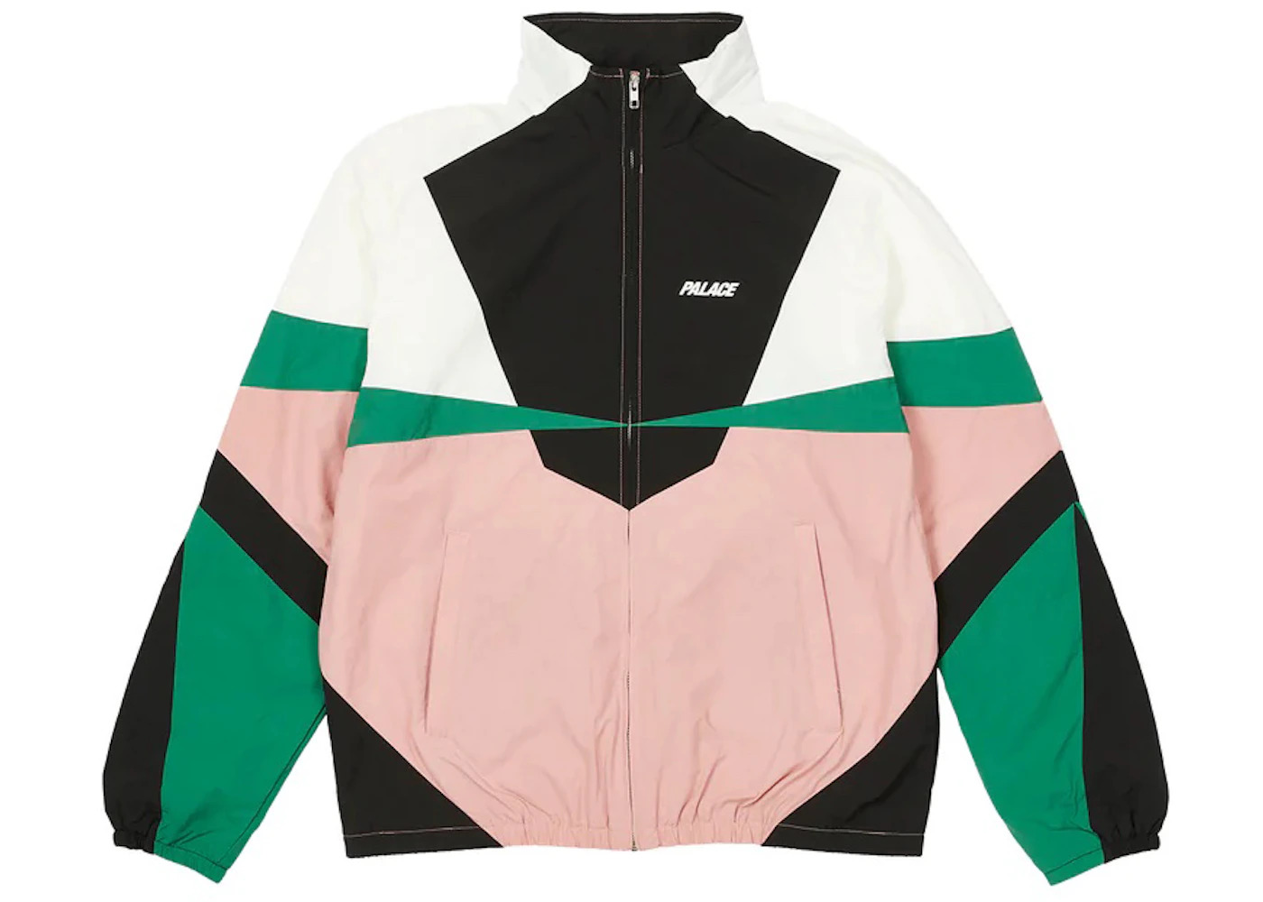 Palace Panelled Shell Jacket Pink - 1