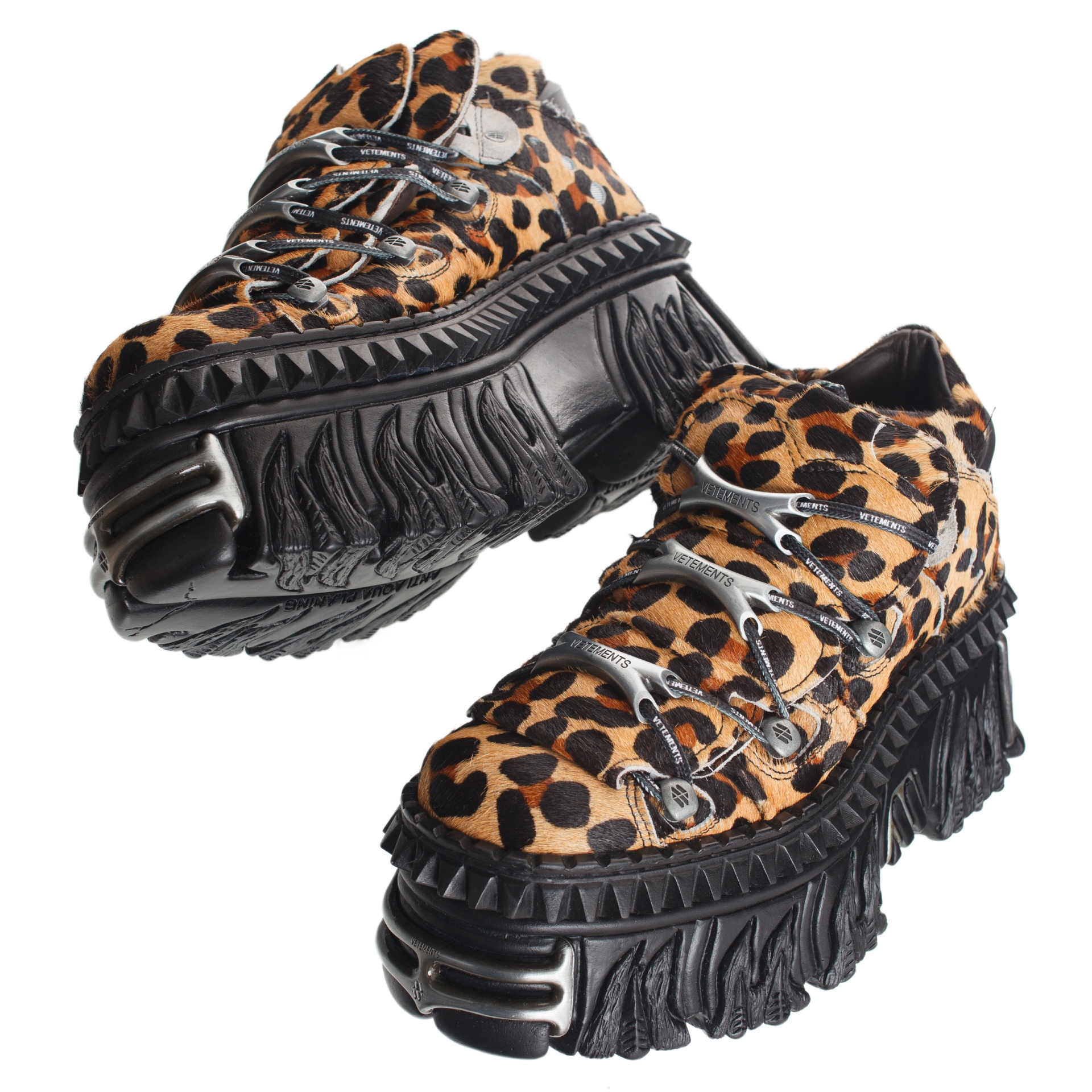 VETEMENTS X NEW ROCK PLATFORM BOOTS - 1