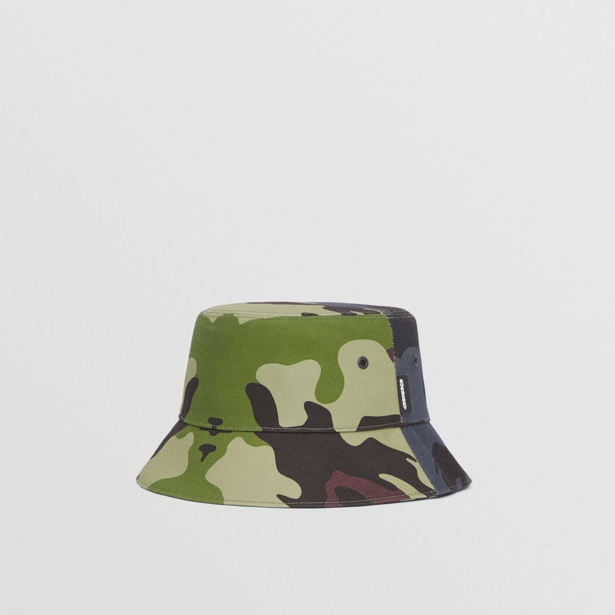 Camouflage Print Cotton Bucket Hat - 6