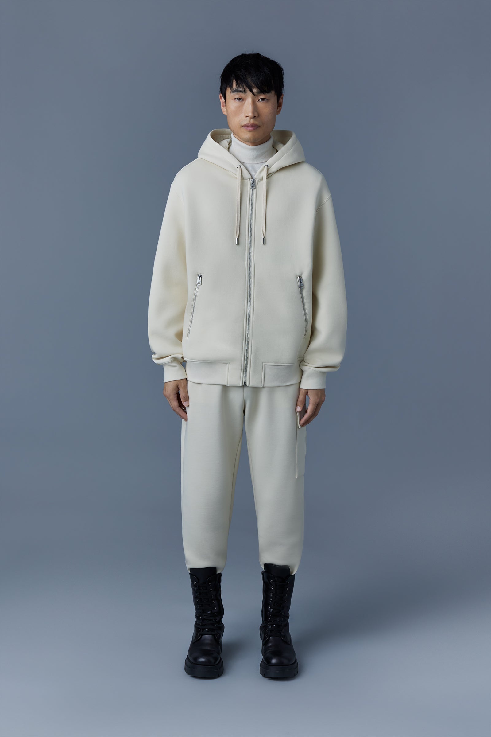 KRYS Zip-up with velvet embroidery - 2