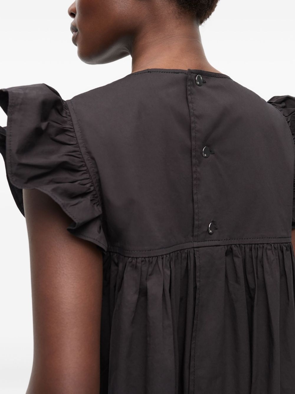 cargo-pocket midi dress - 5