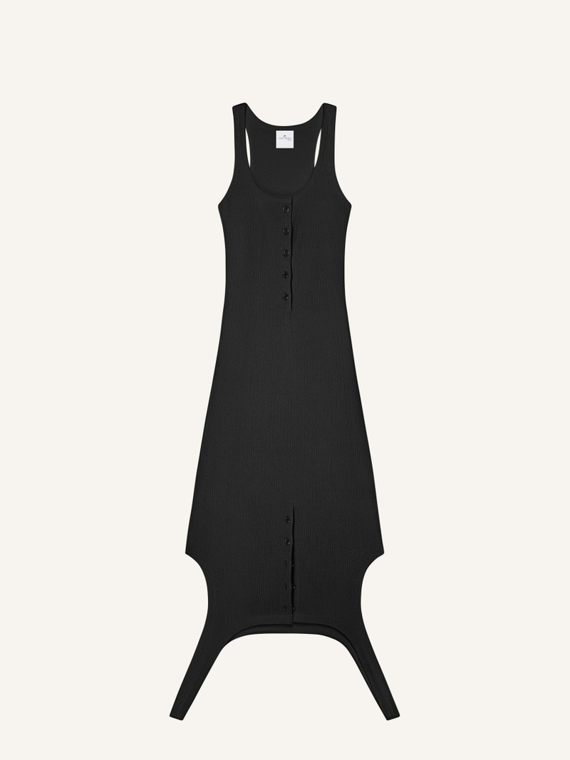 REVERSED MIDI LIGHT KNIT DRESS 1