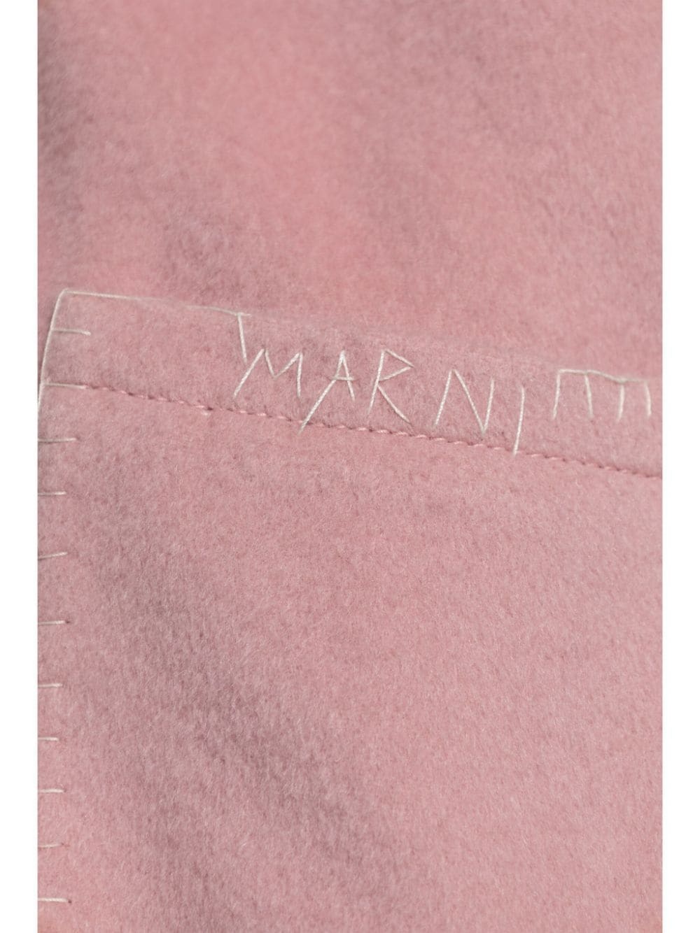 logo-embroidered shirt jacket - 5