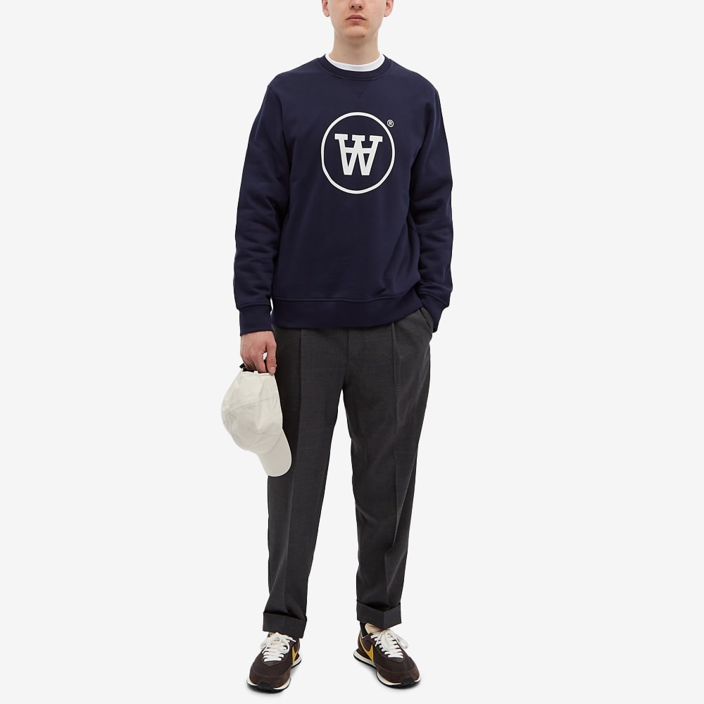 Wood Wood AA Tye Logo Crew Sweat - 6