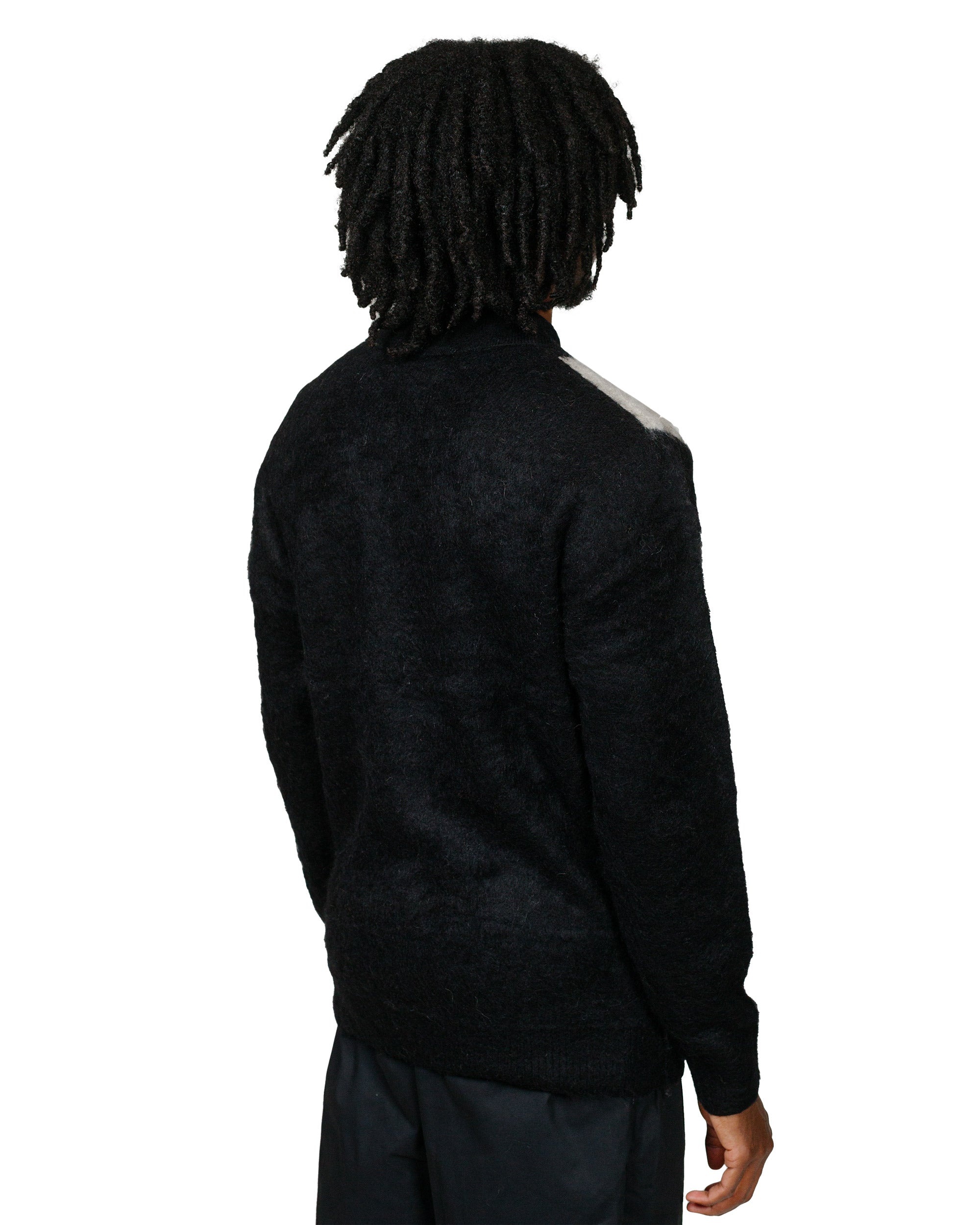 Knit Polo Shaggy Black - 3