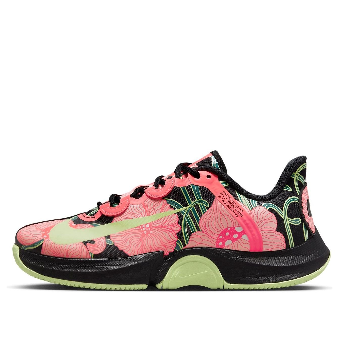 (WMNS) Nike Court Air Zoom GP Turbo HC Premium 'Naomi Osaka Art Nouveau Floral' FJ2985-001 - 1