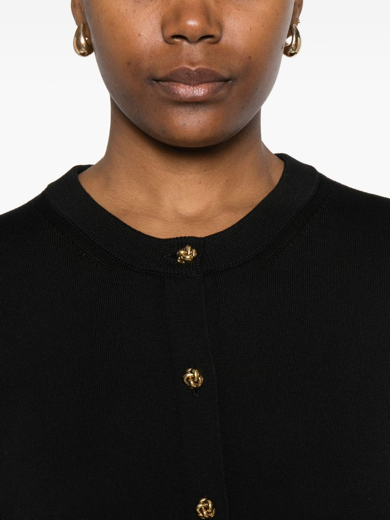 button-fastening cardigan 5