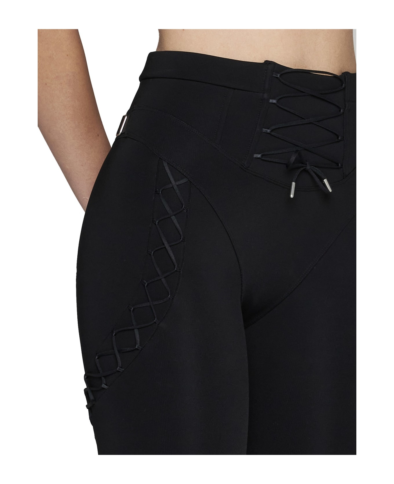 Lace-up Split Leggings - 5