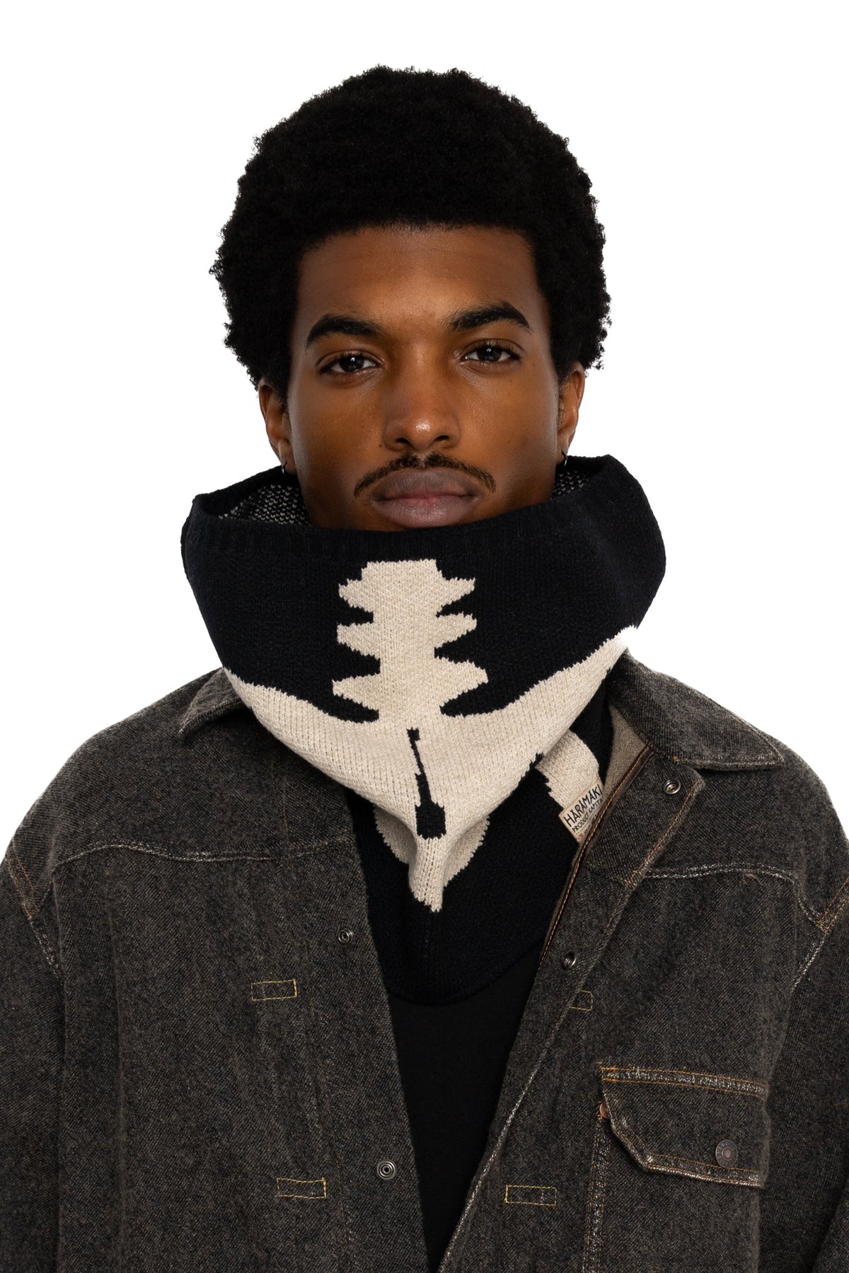 7G Wool BONE HARAMAKI Multi Roll - Black - 5