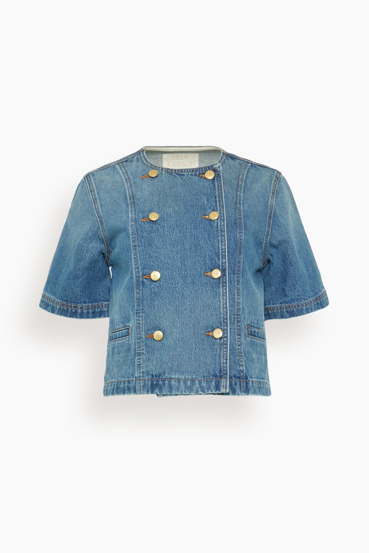 The Serge Short Sleeve Jacket in Danube - 1