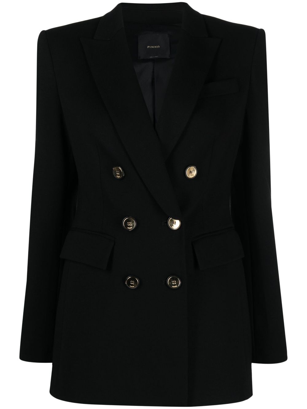 double-breasted blazer - 1