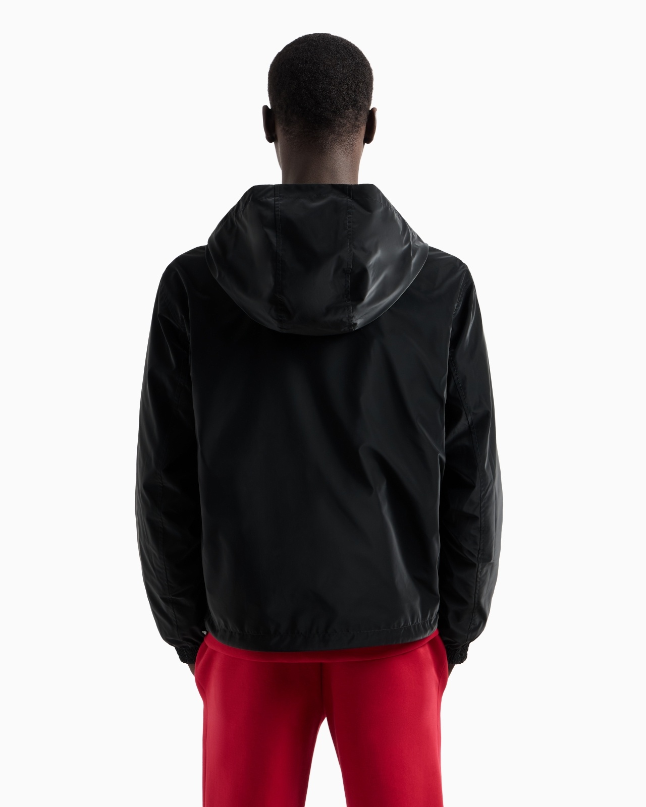 REVERSIBLE HOODED BLOUSON IN SHINY NYLON WITH LUNAR NEW YEAR EMBROIDERY - 3
